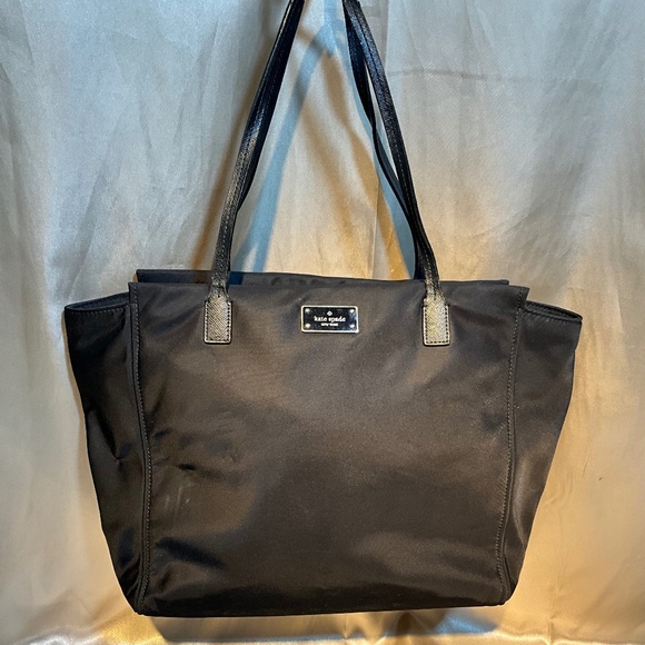 kate spade | Bags | Kate Spade Black Nylon Tote H9fb | Poshmark Kate Spade black nylon tote.   H9Fb